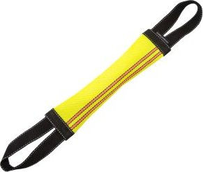 Produktbild von Wolters Apportierdummy Beißwurst aus Feuerwehrschlauch Wurfspielzeug für Hunde Gelb