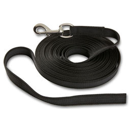 Wolters Avanti gummierte Schleppleine ohne Handschlaufe schwarz 12 Meter - 12 m – Bild 1 von 3