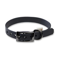Produktbild von WOLTERS Biothane Halsband für Hunde Schwarz Wasserabweisend Klein