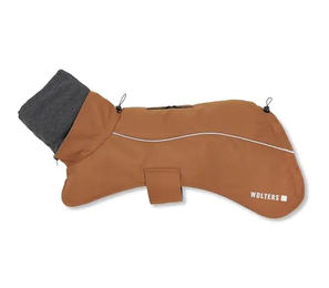 Wolters Cape Adventure Hundejacke wasserdicht Braun Orange Klein – Bild 1 von 6