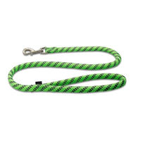 Produktbild von Wolters Cityleine Everest reflektierende Hundeleine aus Seil Grün Schwarz 100 cm - 100 cm