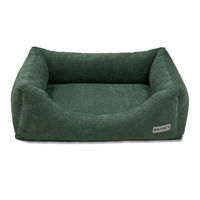 Produktbild von Wolters Classic Hundelounge Hundebett für Hunde in Dunkelgrün Größe L