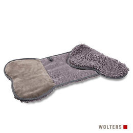 Wolters Cleankeeper Dry Bone Hundetuch aus Polyester in Grau 79 x 33 cm – Bild 1 von 3