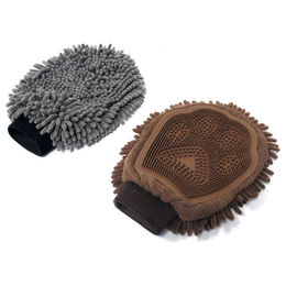 Wolters Cleankeeper Dry Glove Bürste für alle Felltypen in Braun aus Polyester – Bild 1 von 4