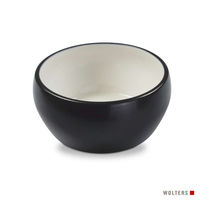 Produktbild von Wolters Diner Colour Keramik Futternapf für Hunde Schwarz Weiß Größe S 250 ml - 250 ml