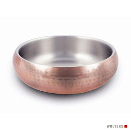 Wolters Diner Steel Futternapf aus Edelstahl in Kupfer gehämmert 500 ml - 500 ml – Bild 1 von 4