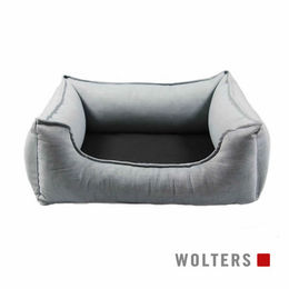 Produktbild von Wolters Dog Lounge Hundebett Noble Stripes Denim/Granit Baumwolle Größe M