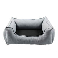 Produktbild von Wolters Dog Lounge Noble Stripes Hundesofa Denim/Granit Größe L