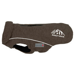 Wolters Dogz-Wear Fleecejacke für Hunde braun wasserabweisend 48 cm – Bild 1 von 2