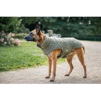 Produktbild von Wolters Dogz-Wear Fleecejacke für Hunde in Grün wasserabweisend