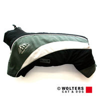 Produktbild von Wolters Dogz Wear Skianzug für Hunde schwarz/grau wasserdicht mit Fleece-Futter Größe 80 cm