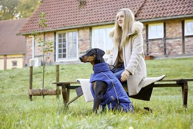 Wolters Dogz-Wear Skijacke für Hunde wasserdicht Blau – Bild 1 von 4
