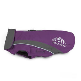 Wolters Dogz-Wear Skijacke für Hunde wasserdicht Lila-Grau Größe 36 – Bild 1 von 6