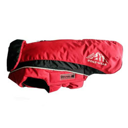 Wolters Dogz Wear Skijacke für Hunde wasserdicht rot/schwarz Rückenlänge 80 cm – Bild 1 von 3