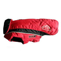 Produktbild von Wolters Dogz Wear Skijacke für Hunde wasserdicht rot/schwarz Rückenlänge 80 cm