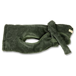 Wolters Easy Clean Hundebademantel aus Baumwolle Grün Größe M – Bild 1 von 5