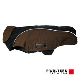 Produktbild von Wolters Easy Rain Regenjacke für Hunde aus Polyester in Schwarz/Braun