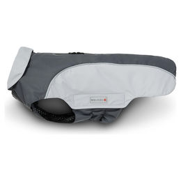 Produktbild von Wolters Easy Rain Regenjacke für Hunde grau mit Rückenlänge 38 cm aus Polyester und wasserdicht