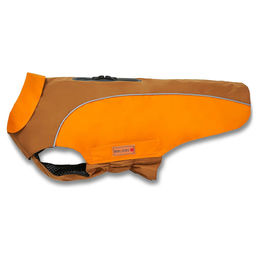 Wolters Easy Rain Regenjacke für Hunde und Katzen aus Polyester in Braun/Orange mit 42 cm Rückenlänge – Bild 1 von 2