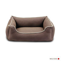 Produktbild von Wolters Eco-Well Hundebett aus Bio-Baumwolle braun/beige Größe XL