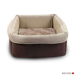 Produktbild von Wolters Eco-Well Katzen- und Hundekorb aus Bio-Baumwolle braun/beige Größe S