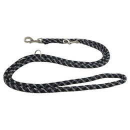 Wolters Everest Führleine für Hunde aus Nylon schwarz grau 200 cm x 13 mm - 200 cm – Bild 1 von 3