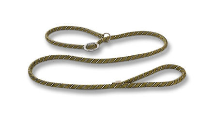 Wolters Everest Moxonleine für Hunde aus Nylon reflektierend oliv/schwarz 180 cm x 13 mm - 180 cm – Bild 1 von 2