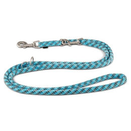 Wolters Everest Reflektierende Hundeführleine aus Nylon in Türkis Schwarz 300 cm x 9 mm - 300 cm – Bild 1 von 2