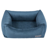 Produktbild von Wolters Fiete Cord Lounge Hundebett aus Cord in Blau Größe S OEKO-TEX zertifiziert