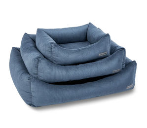 Produktbild von WOLTERS Fiete Cord Lounge Hundebett aus OEKO-TEX Material in Blau