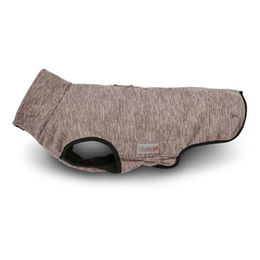 Wolters Fleecejacke Casual für Hunde in Taupe meliert mit 42 cm Rückenlänge – Bild 1 von 2