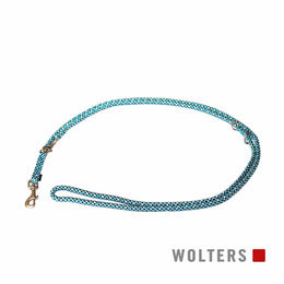Produktbild von Wolters Führleine Everest aus Nylon in Türkis Schwarz 300 cm 13 mm - 300 cm
