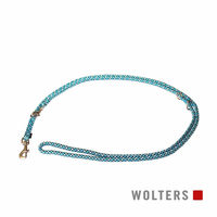 Produktbild von Wolters Führleine Everest aus Nylon in Türkis Schwarz 300 cm 13 mm - 300 cm
