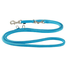 Produktbild von Wolters Führleine K2 extra-lang aus Nylon in Türkis Blau 300 cm 9 mm - 3 m