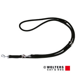 Wolters Führleine Terravita aus Leder schwarz 200 cm 12 mm – Bild 1 von 1