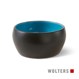 WOLTERS Futternapf Diner Color Keramik Größe S Türkis Schwarz - 250 ml – Bild 1 von 4