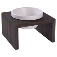 Produktbild von Wolters Gohan Erhöhter Einzelnapf aus Keramik Walnuss Größe S 17,5 x 17,5 x 10 cm Braun - 0,4 l
