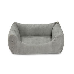 Produktbild von Wolters Green Line Hundebett aus Baumwolle Grau Größe S