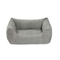Produktbild von Wolters Green Line Hundebett aus Baumwolle Grau Größe S