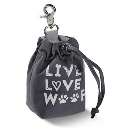 Produktbild von Wolters Happy Treat Bag Futterbeutel aus Nylon in Dunkelgrau