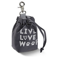 Produktbild von Wolters Happy Treat Bag Futterbeutel aus Nylon in Dunkelgrau