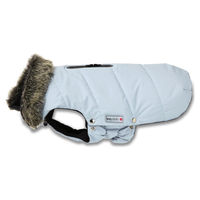 Produktbild von Wolters Hund Winterjacke Parka mit Fellkragen wasserdicht blau 42 cm