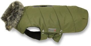 Produktbild von Wolters Hund Winterjacke Parka wasserdicht aus Polyester in Grün 65 cm