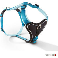 Produktbild von Wolters Hunde-Geschirr Professional Comfort aus Nylon und Neopren in Blau/Türkis Größe 2A mit Brustumfang 45-50 cm