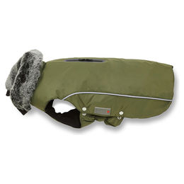 Produktbild von Wolters Hunde Winterjacke Amundsen wasserdicht Grün Rückenlänge 46 cm