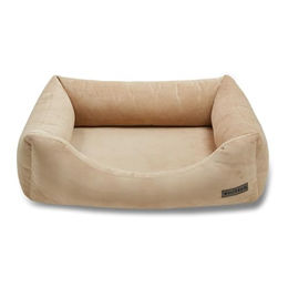 Wolters Hundebett Dream-Well Heaven Velours Beige Größe S – Bild 1 von 2