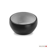 Produktbild von WOLTERS Hundefutternapf Diner Colour aus Keramik Schwarz Grau Größe S - 250 ml