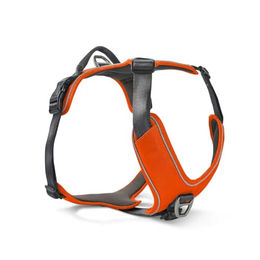 WOLTERS Hundegeschirr Active Pro Comfort Sportgeschirr aus Polyester rot orange anthrazit Brustumfang 40 - 47,5 cm – Bild 1 von 6
