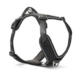 WOLTERS Hundegeschirr Active Pro Comfort Sportgeschirr aus Polyester Schwarz Grau Brustumfang 50-57,5 cm – Bild 1 von 5