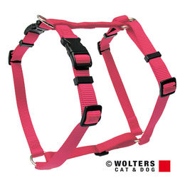 Produktbild von Wolters Hundegeschirr Basic aus Nylon in Rosa Größe XL